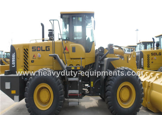 China Dual Brake Pedal Wheel Loader Construction Equipment  L956F  3 Valve Control supplier