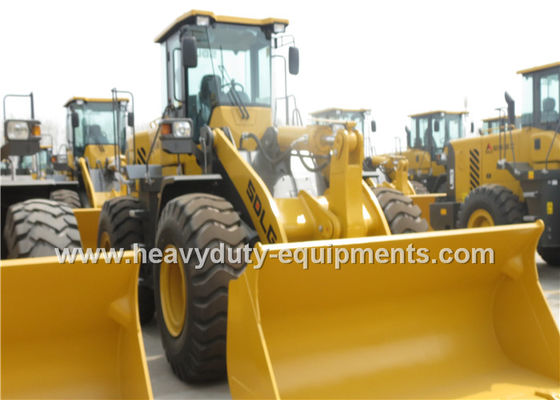 China SDLG LG953 wheel loader standard cabin with 3m3 standard bucket pilot control supplier