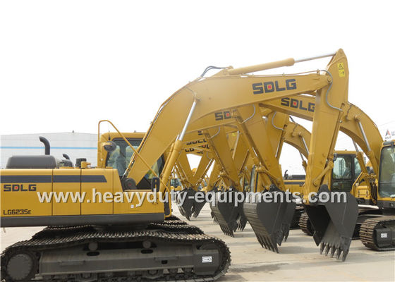 China SDLG Excavator LG6235E with DDE Engine standard arm Hydraulic hammer equipment supplier