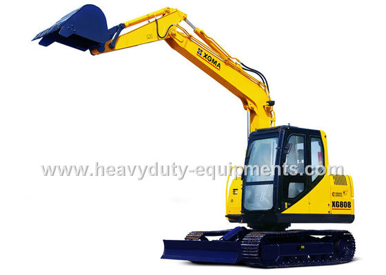 China XGMA XG808 hydraulic excavator Equipped with engine ISUZU 4JG1TPC supplier