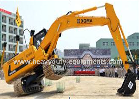 China Crawler Mounted Hydraulic Mining Excavator Long Boom 4941mm Track Length supplier