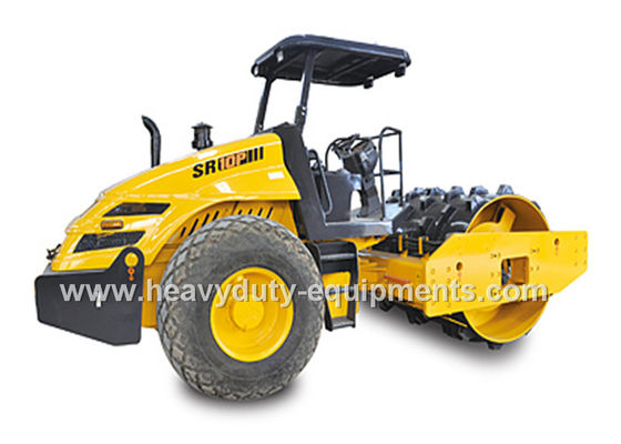 China Shantui SR10 10T single drum road roller with 2130mm drum width, weichai engine, 35hz supplier