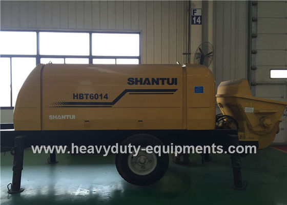 China SHANTUI HBT6016 trailer pump adopted to achieve good concrete suction performance supplier