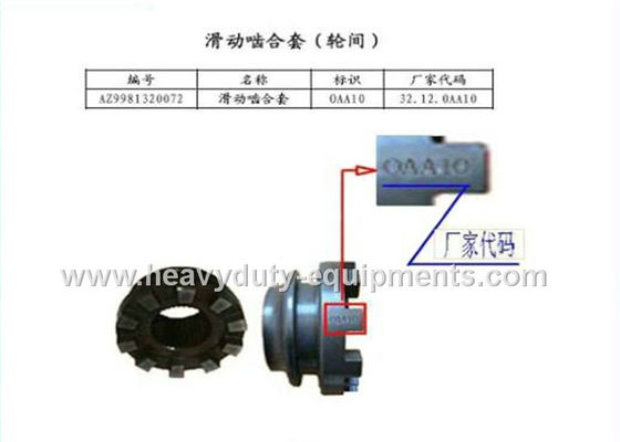 China sinotruk spare part wheel Shifting dog part number AZ9981320071 with warranty supplier