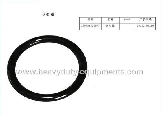 China HOWO Spare Parts O-ring part number AZ9981320077 for howo trucks supplier