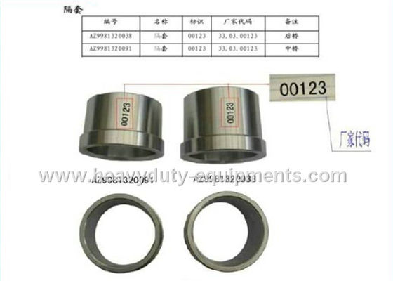 China sinotruk spare part distance sleeve part number AZ9981320038 etc with warranty supplier