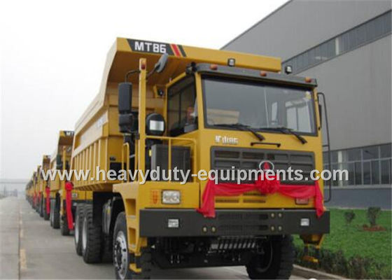 China Rated load 60 tons Off road Mining Dump Truck Tipper  309kW engine power with 34m3 body cargo Volume supplier