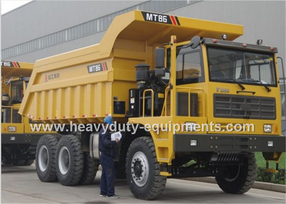 China Rated load 55 tons Off road Mining Dump Truck Tipper  309kW engine power with 30m3 body cargo Volume supplier