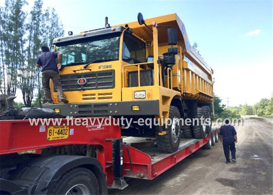 China 60 tons Off road Mining Dump Truck Tipper  306kW engine power drive 6x4 with 34m3 body cargo Volume supplier