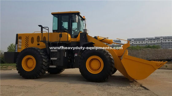 China LG958L 5 Tons Wheel Loader 3m3 Rock Bucket with Cummins Engine 6CTAA8.3-C215 ZF4WG200 for option supplier