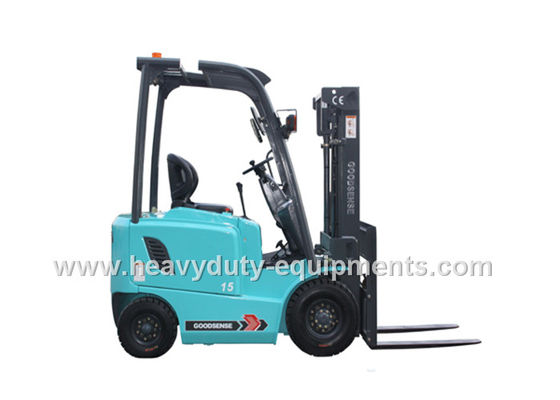 Port / Wharf 3 Wheel Forklift 130mm Free Lift With Adjustable Steering Wheel supplier