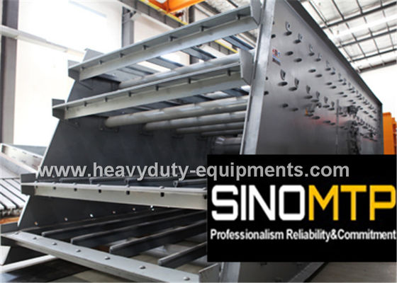 2 Layers Vibrating Screen Machine 2100×6000 mm 7-11 mm D - Amplitude supplier