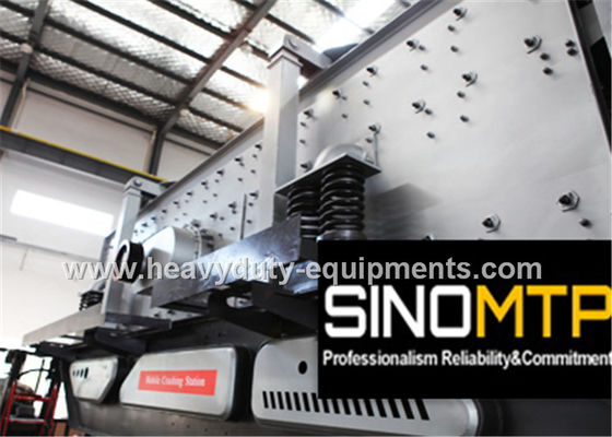 Two - Spindle Body Stone Crusher Machine , Mobile Cone Crusher 6-75 mm Feeding supplier