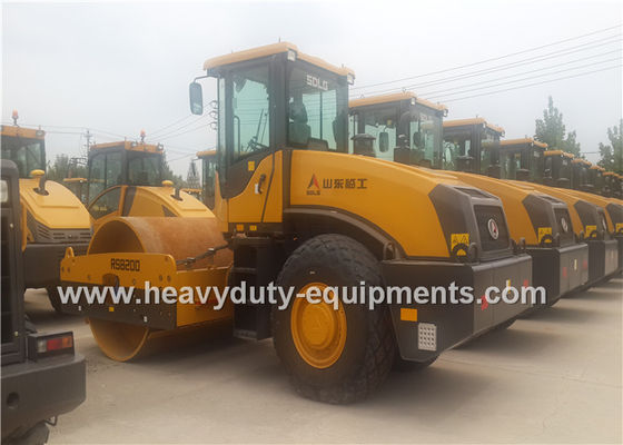 Rear Wheel Mechanical Vibratory Road Roller Road Paving Equipment 2.0/1.0 mm Vibrate Range supplier