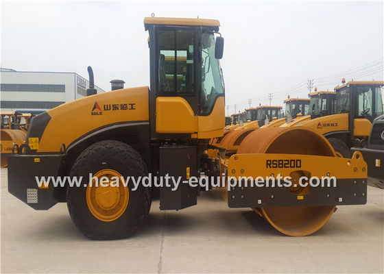 SDLG RS8200 Road Construction Equipment Single Drum Vibratory Road Roller 20tons Deutz Engine supplier