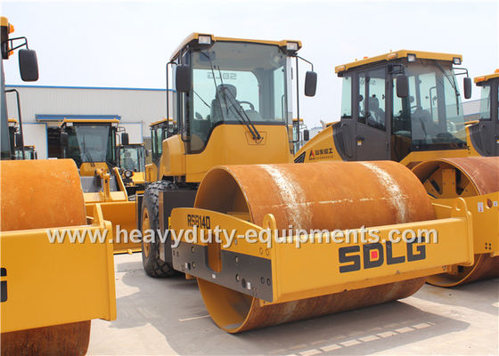 SDLG RS8140 14 Ton Single Drum Road Roller 30Hz Frequency With Weichai Engine supplier