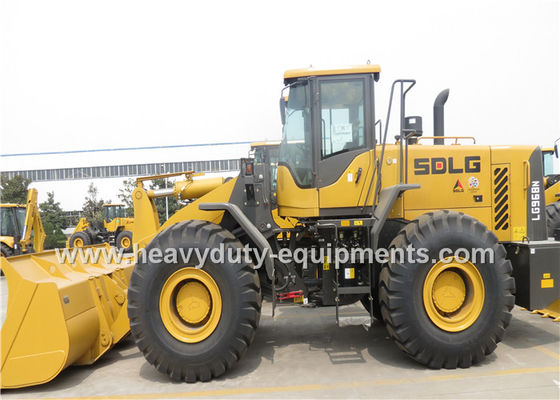 6T SDLG L968F Wheel Loader Equipment With Pilot Control Weichai 178kw Engine VOLVO Technology supplier