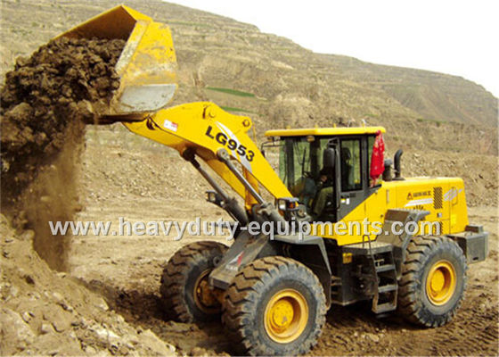 5T Loading Capcity SDLG Wheel Loader LG953N 162kw Weichai Deutz Engine 3m3 Bucket supplier