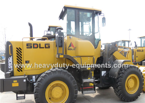 SDLG 3tons Wheel Loader LG936L Model with 92kw Weichai Deutz Engine 1.4-3.0m3 Bucket for Option supplier