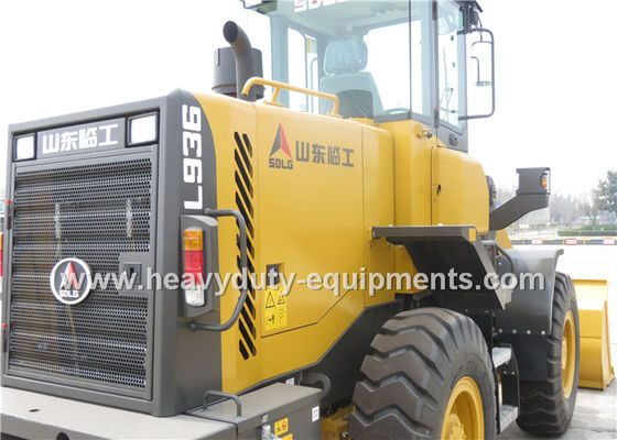 LG936L Wheel Loader SDLG Brand With Air Condition 1.8m3 Bucket 10700kg Operating Weight supplier