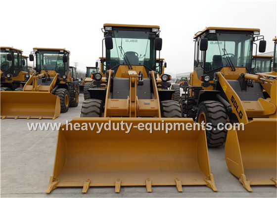 Small Front End Loader SDLG LG918 Weichai DEUTZ Engine With Air Condition / Pallet Fork supplier