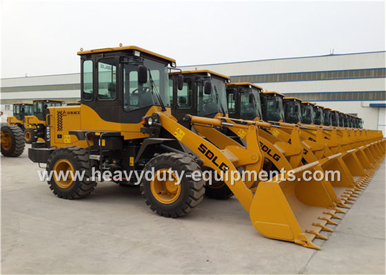 Small Front End Loader SDLG LG918 Weichai DEUTZ Engine With Air Condition / Pallet Fork supplier