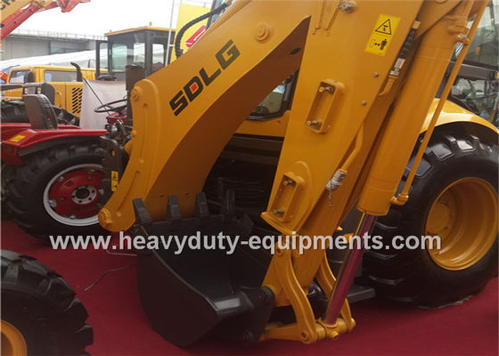 SDLG B877 8.4 Tons Backhoe Loader Machinery For Road Construction 0.18M3 Digger Bucket supplier