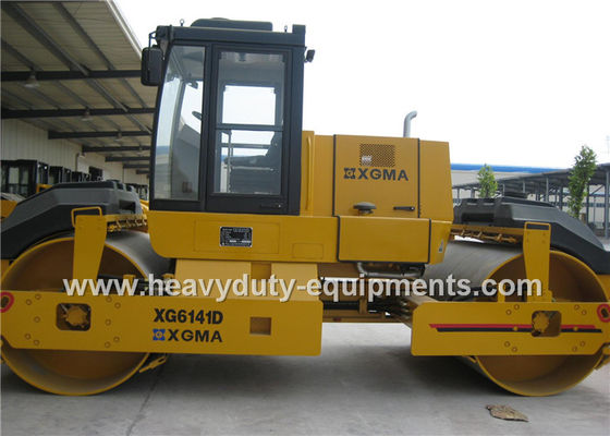 Road Building Equipment Vibratory Tandem Roller XGMA XG6141D Cummins Engine supplier