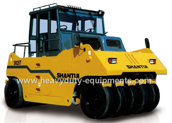 Shantui SR26T heavy duty wheel road roller with 145000 kg operating weight and Shangchai engine supplier