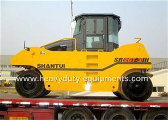 Shantui SR26T heavy duty wheel road roller with 145000 kg operating weight and Shangchai engine supplier