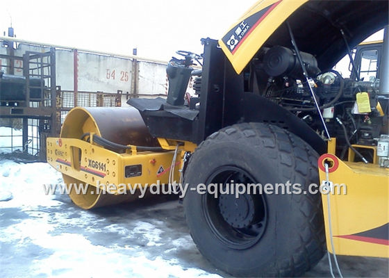 XG6141 Hydraulic Vibratory Road Roller Adopted Dongfeng Cummins turbocharged diesel engine supplier