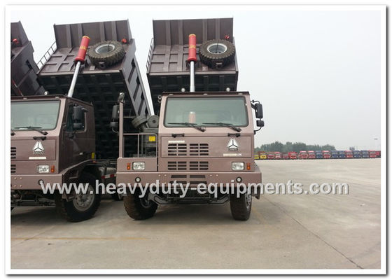 70 Tons Sinotruk HOWO 420hp  Mining Dump Truck with high strength steel  cargo body supplier