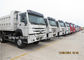HOWO chinese strong mine dump truck 336hp 6x4 / 8x4 with Q345 Steel cargo body supplier