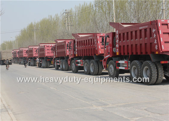 70 tons 6X4 Mine Dump Truck brand Sinotruk HOWO with HYVA Hdraulic lifting system supplier