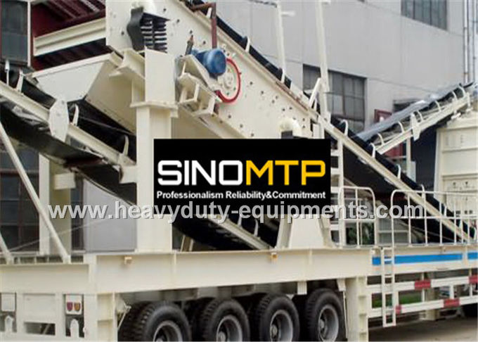 Mobile impact Crusher / Stone Crusher Machine with Two Spindle Car Body