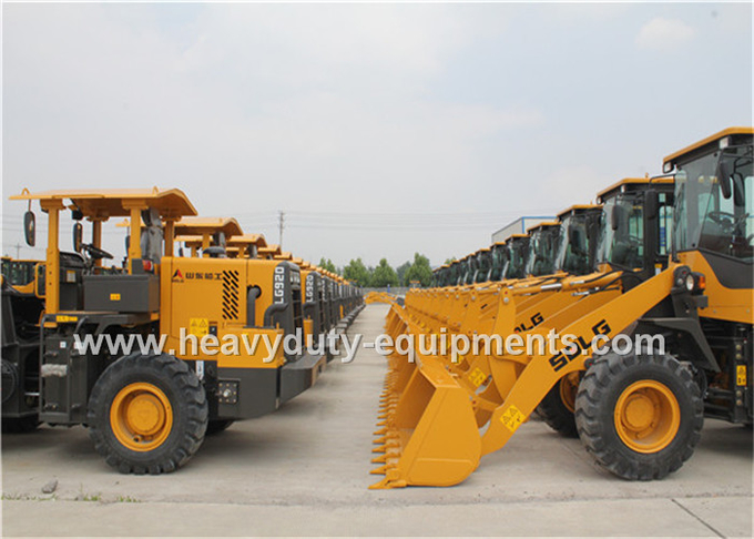 Mining 7 Ton SDLG Construction Equipment Dual Brake Pedall With 4.2m3 GP bucket