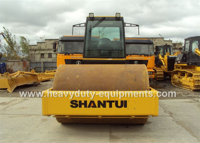 Shantui SR18M mechanicao single drum road roller, 18ton weight, Yuchai engine